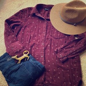 Sale: Madewell Boyfriend Flannel Shirt!